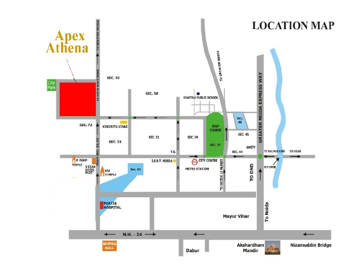 APEX ATHENA Location map